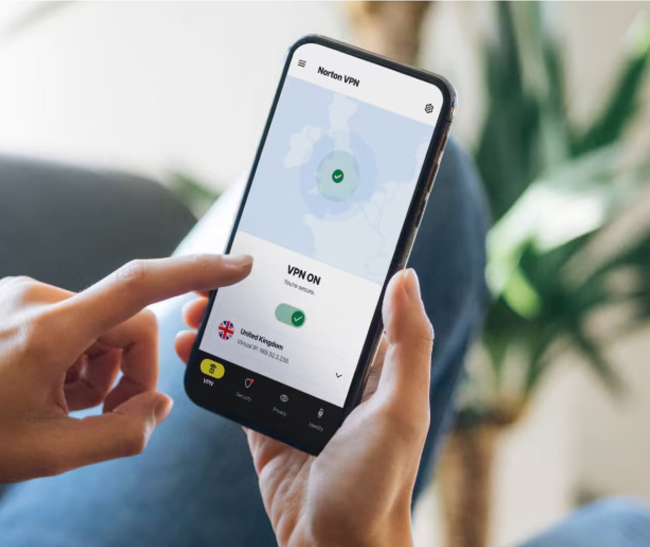 Alerta de tela, Norton Secure VPN